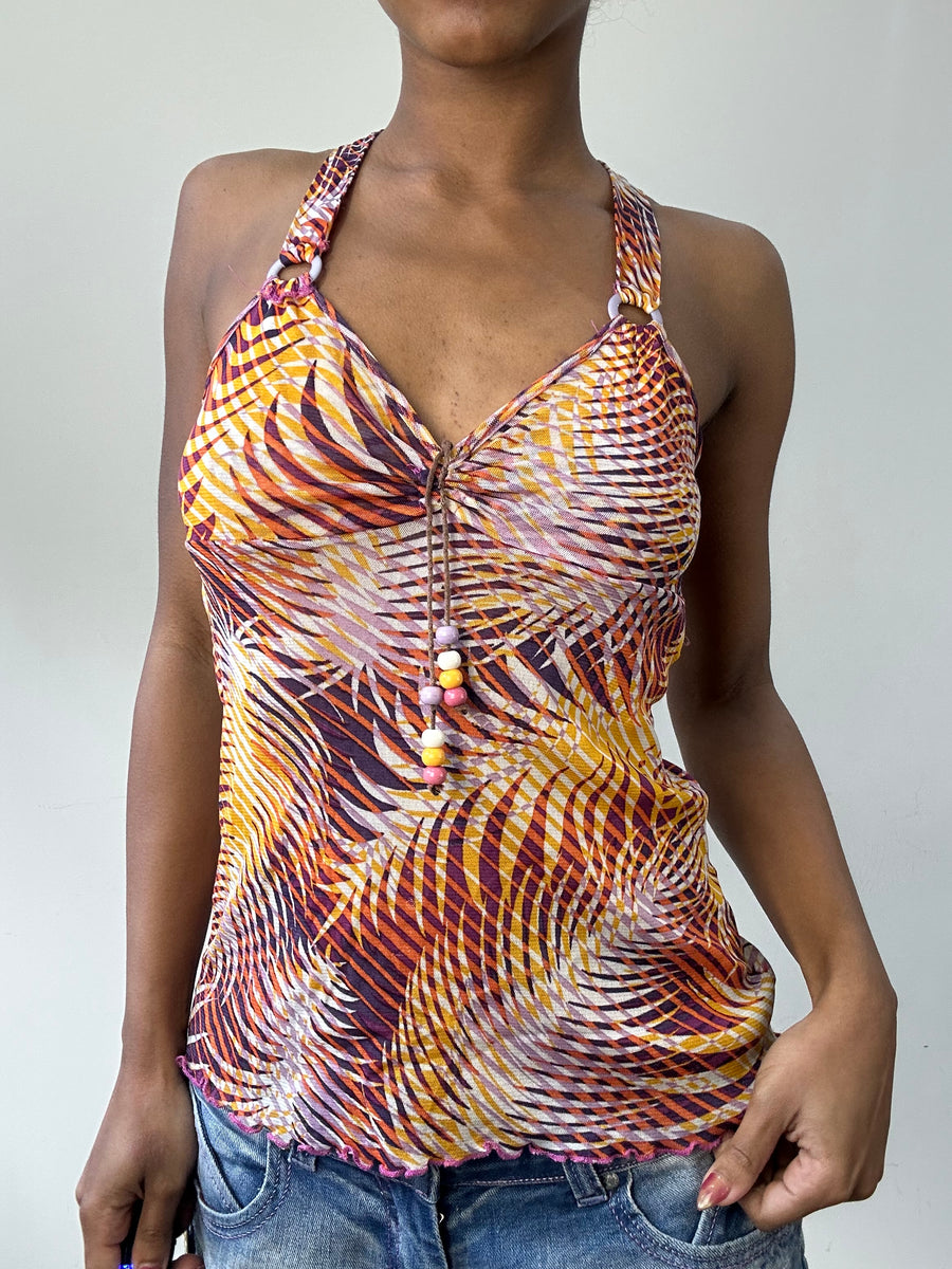 BEST PICKS | extra small purple patterned top