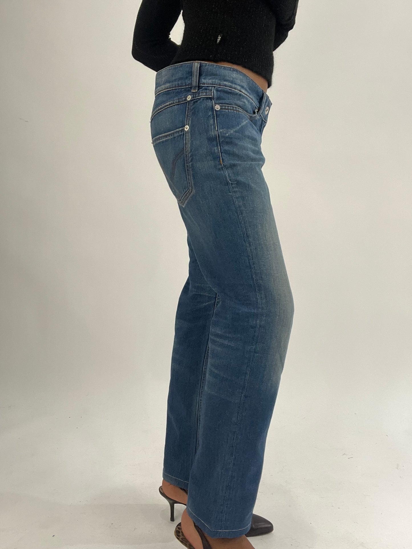 vintage edit thirty-five | medium blue dolce and gabbana denim jeans