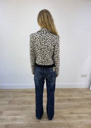 small white embroidered jacket