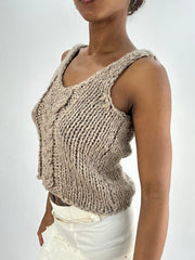 BEST PICKS | small brown knit cami top