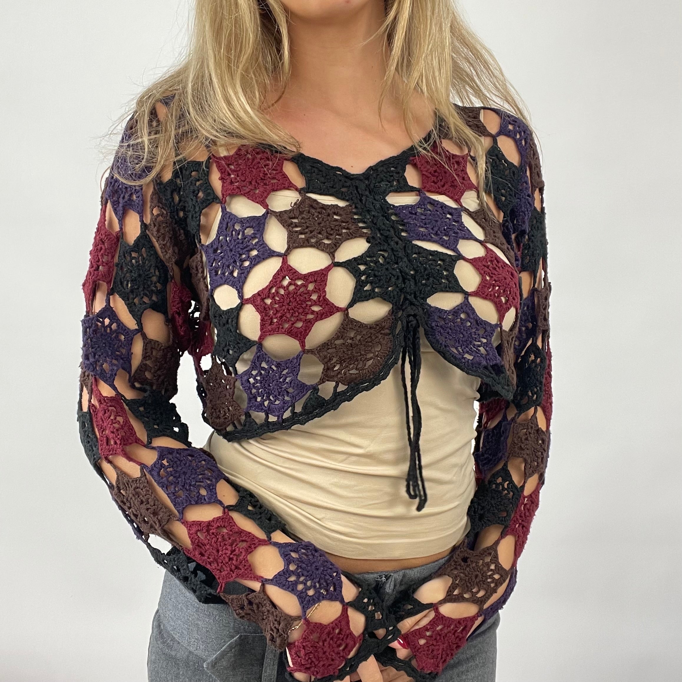 💻 90s MINIMALISM DROP | small old label topshop crochet cardigan