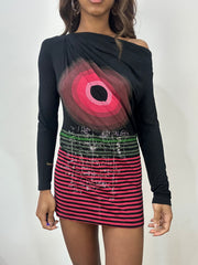 vintage edit: fashion week | small black desigual mini dress