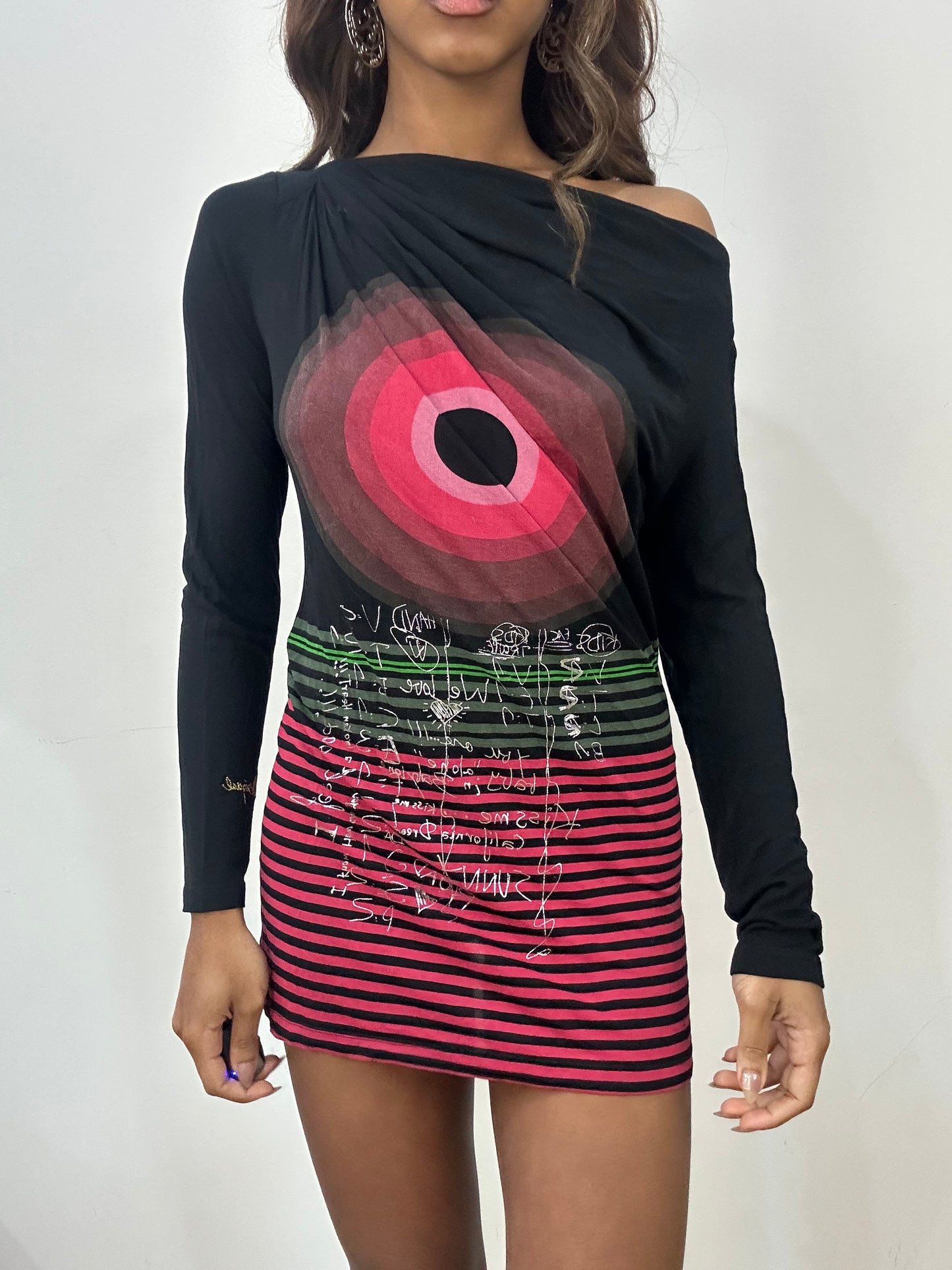 vintage edit: fashion week | small black desigual mini dress