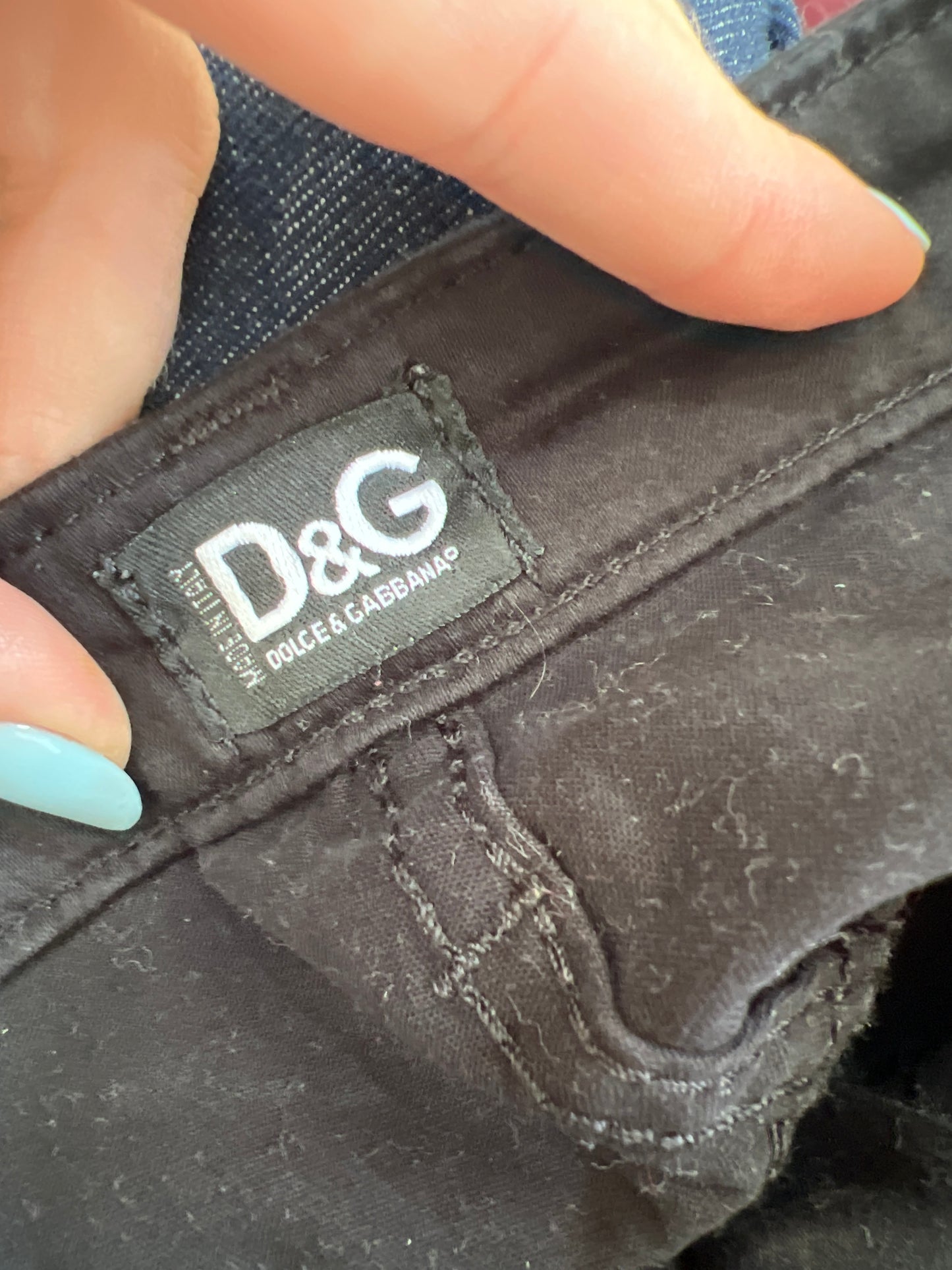 vintage edit thirty | small black dolce and gabbana jeans