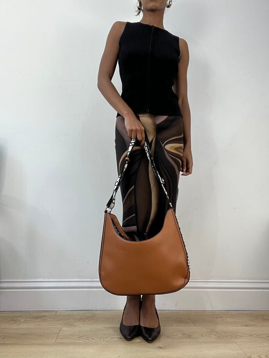 AUTUMN EDIT | brown polo ralph lauren shoulder bag