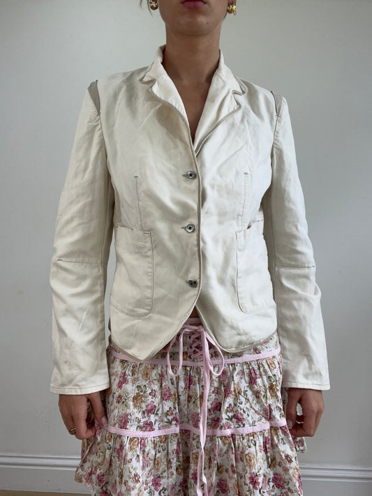 vintage edit twenty-four | small beige suit jacket