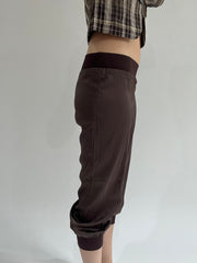 ‼️ | brown silk style shorts