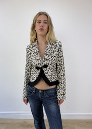 small white embroidered jacket