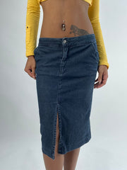 BEST PICKS | small blue only denim midi skirt