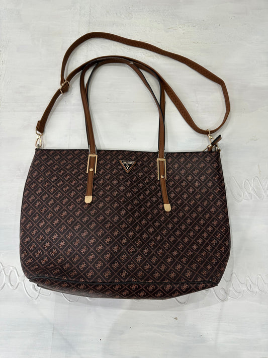 2016 edit | brown guess monogram bag