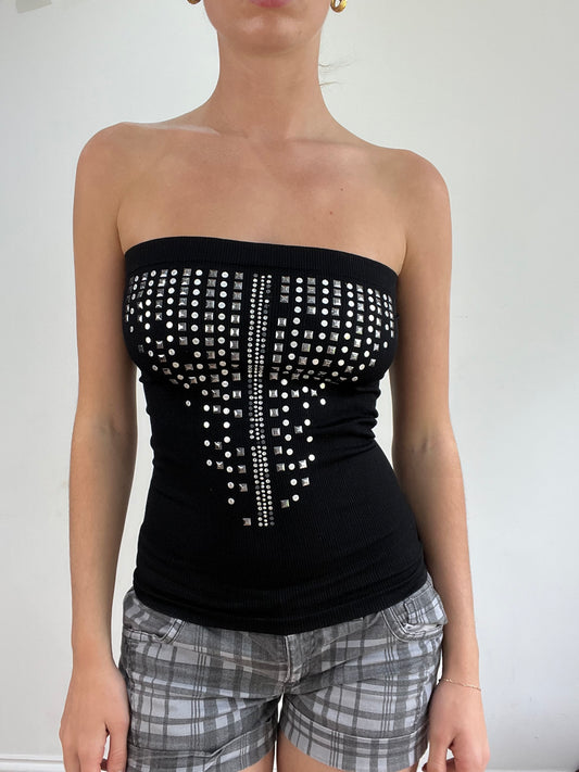 BEST PICKS | small black studded bandeau