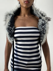 BEST PICKS | small grey faux fur shrug