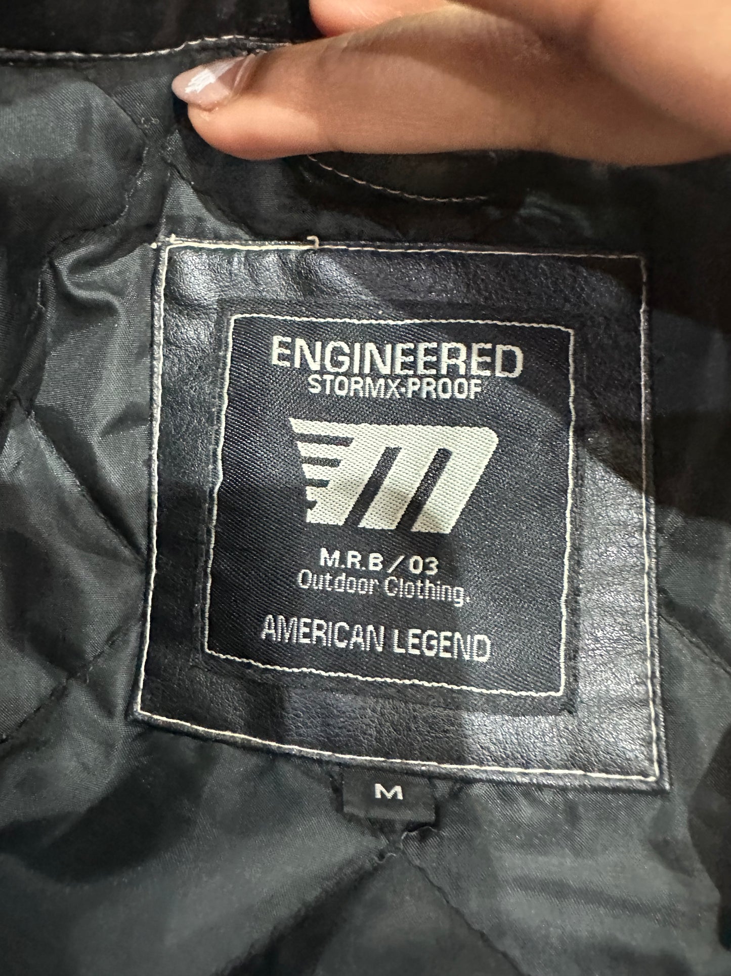 vintage edit: indie sleaze | medium black faux leather racer jacket