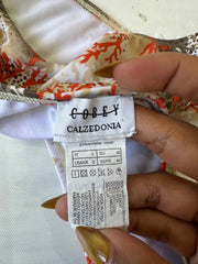 festival drop | Pequeno calzedonia naranja embroiderado set de bikini