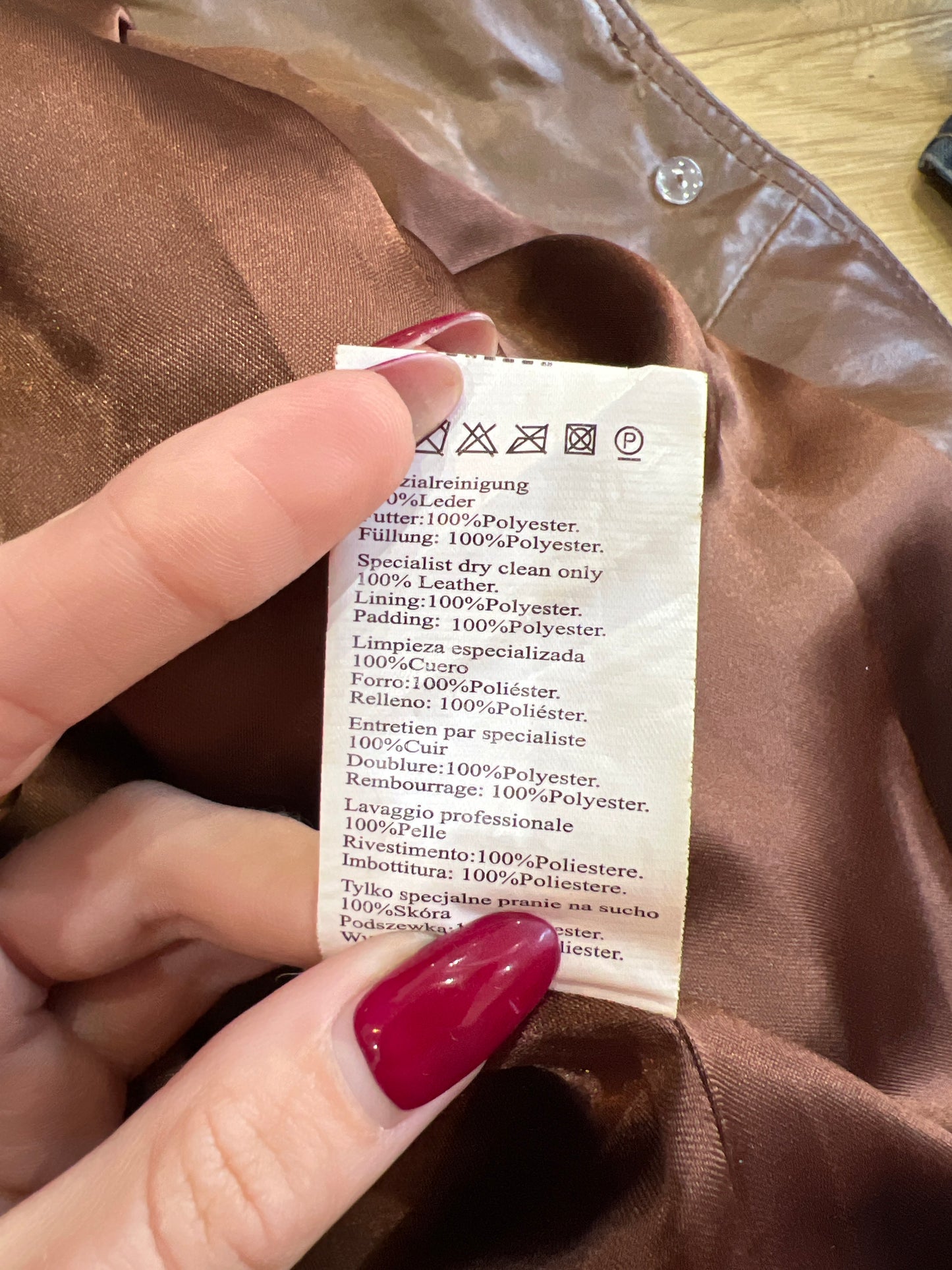 vintage edit sixteen | small brown leather jacket