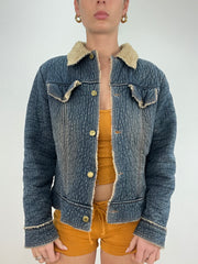 vintage edit ten | medium blue denim jacket