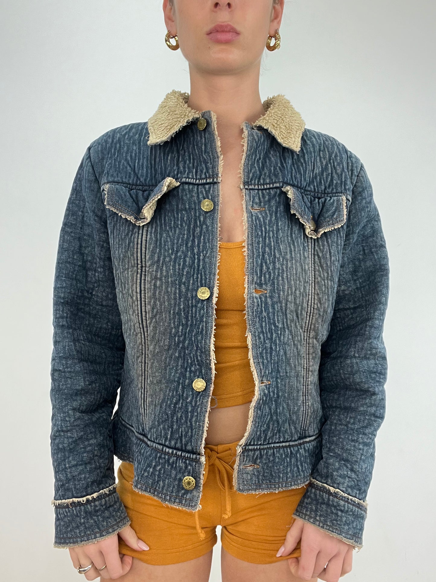 vintage edit ten | medium blue denim jacket