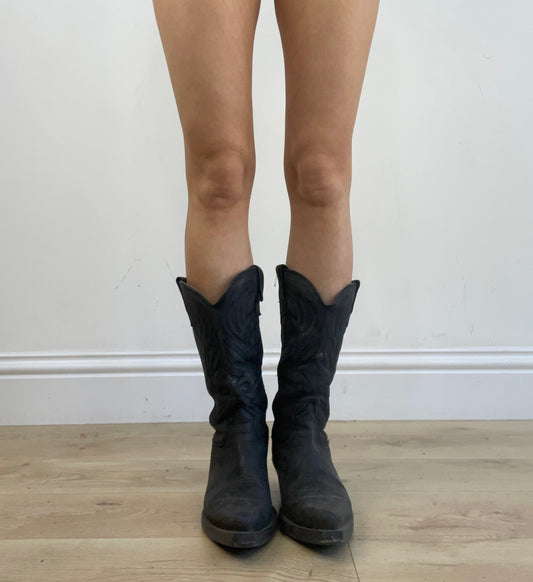 ⭐️ BEST PICKS | uk 5 black leather cowboy boots