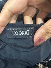 vintage edit thirty-four | extra small black kookai midi dress