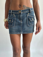 summermaxxing drop | small blue denim mini skirt