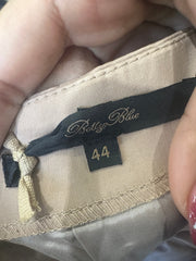Devil trägt prada | kleines/mittelbeiges Korsett Bandeau-Top