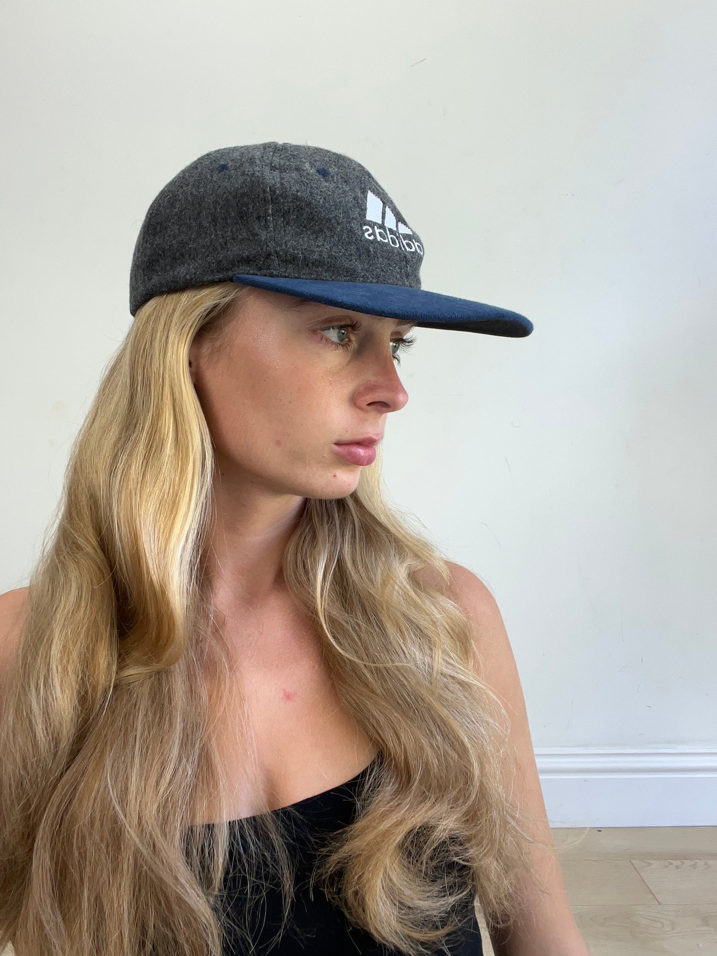 summer edit | navy and grey adidas cap