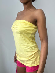 spring edit | small/medium yellow bandeau top