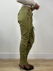 vintage edit thirty-four | small green miss sixty cargo trousers