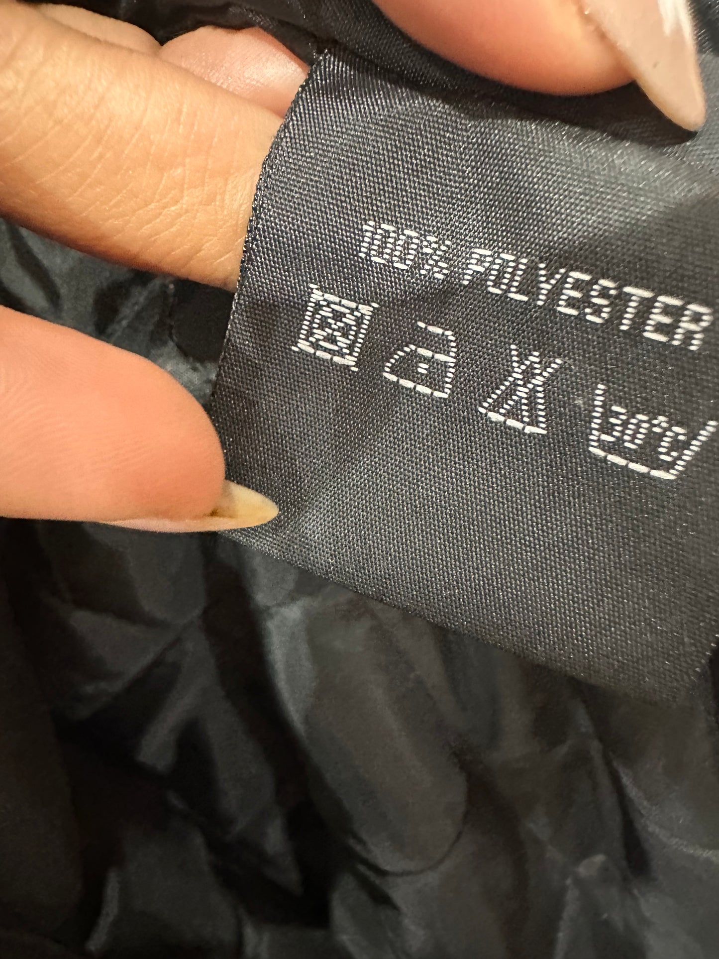 vintage edit: indie sleaze | medium black faux leather racer jacket