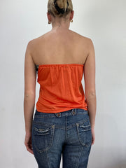 BEST PICKS | small orange jersey style camo bandeau