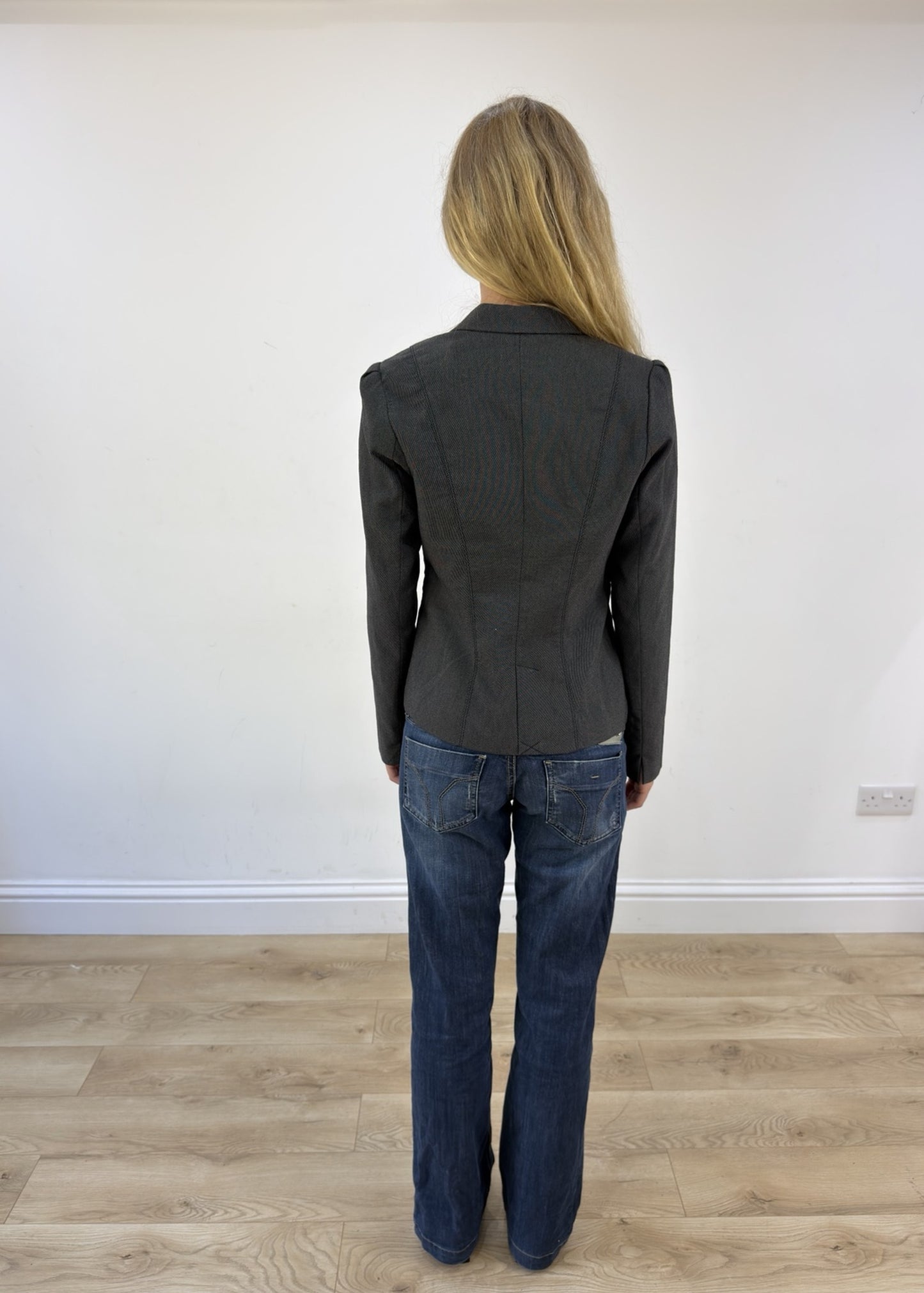 small dark grey blazer