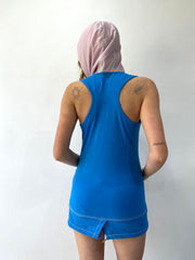 athleisure edit | small blue nike zip up playsuit