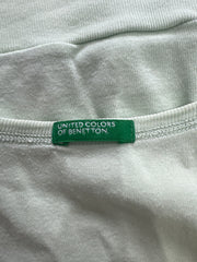 SATC drop | taille: S · couleur: vert · article: débardeur · détails: ancienne étiquette + united colors of benetton