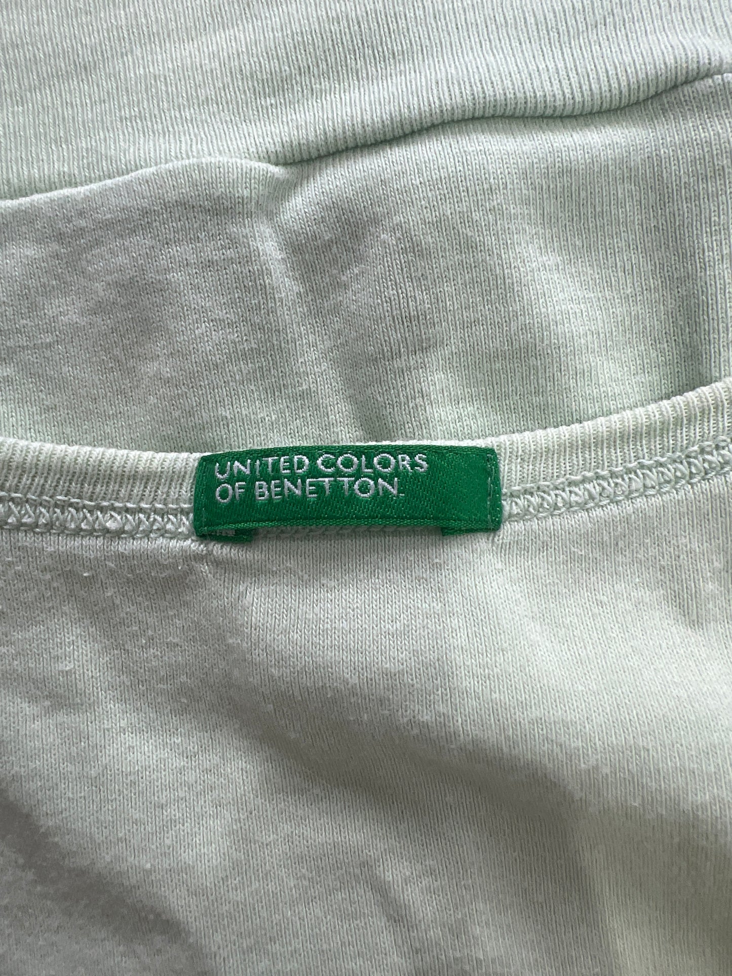 SATC drop | small green old label united colors of benetton tank top