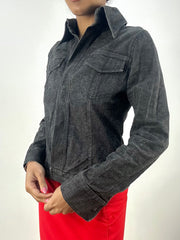 BEST PICKS | small/medium black denim style jacket
