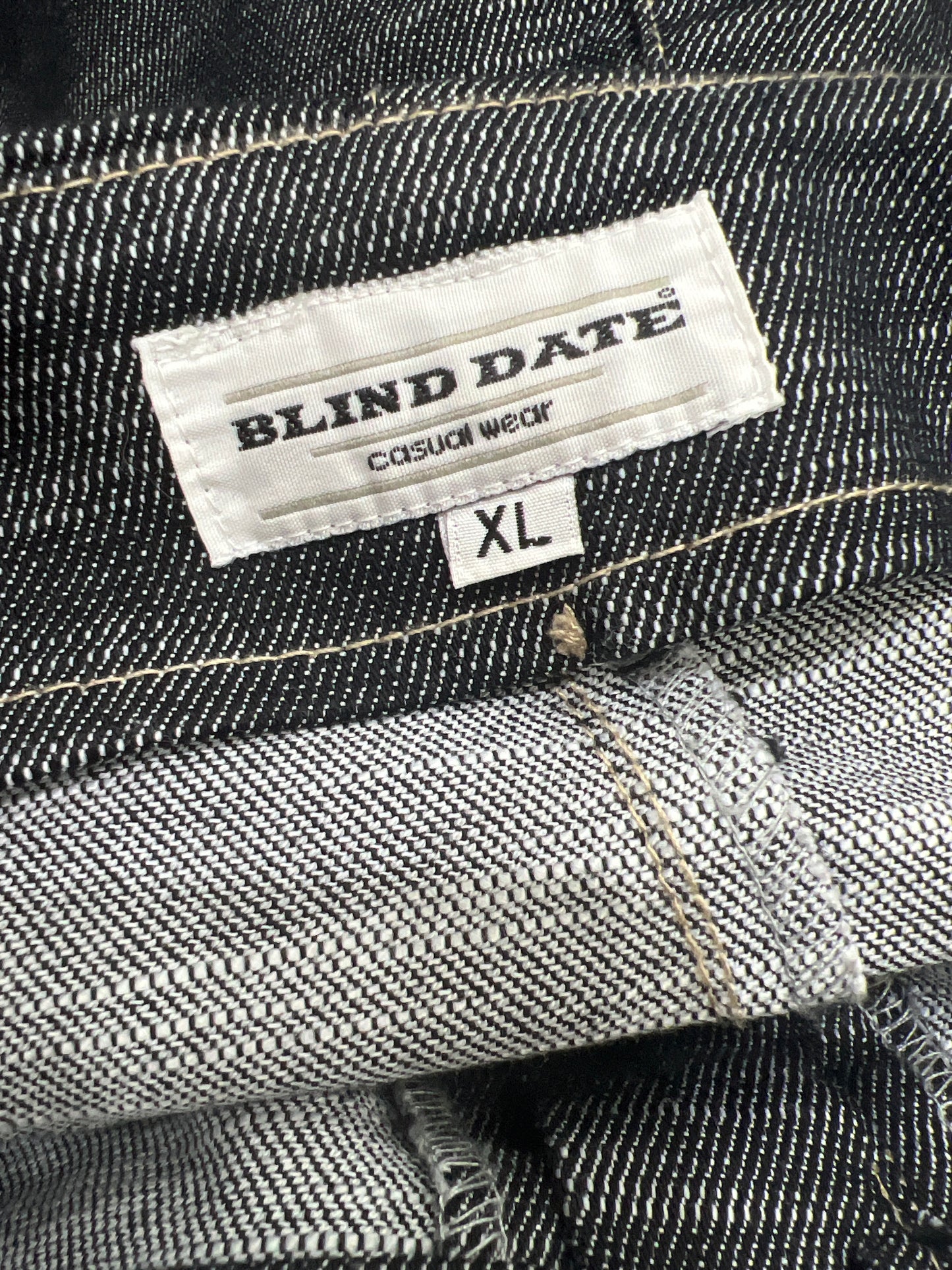vintage edit twenty eight | extra large blue dark wash denim mini skirt