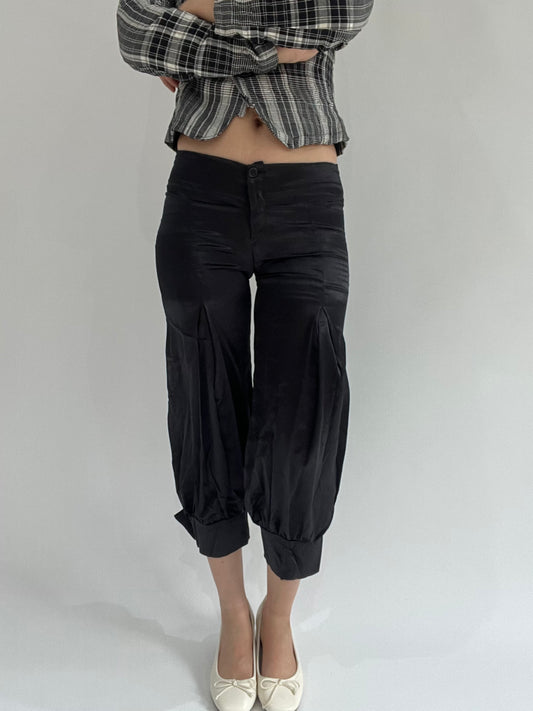 ‼️ | small black silk style shorts
