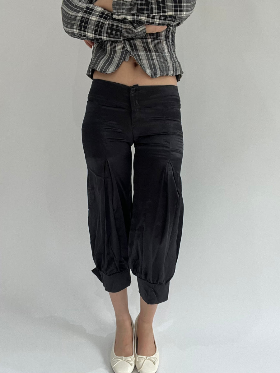 ‼️ | small black silk style shorts