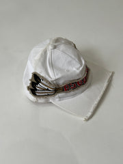 ‼️ white pattern detail cap