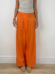 VINTAGE PICKS | Größe: XS · Farbe: Orange · Artikel: Hose · Details: High Waist