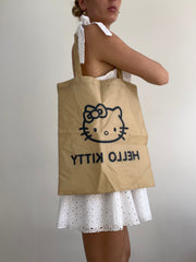 💻‼️ 米色 hello kitty tote 包