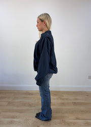 small tommy hilfiger navy harrington jacket