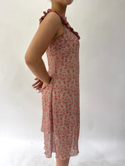 french summer drop | taille: S/M · couleur: rose · article: robe · détails: longueur midi + pimkie