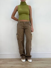 vintage edit thirteen | medium brown cargo trousers