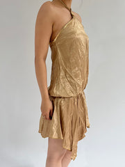 ‼️ medium golden sequin detail dress