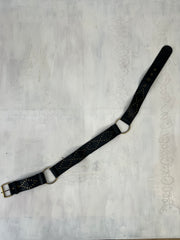 vintage edit eleven | black and gold studded belt