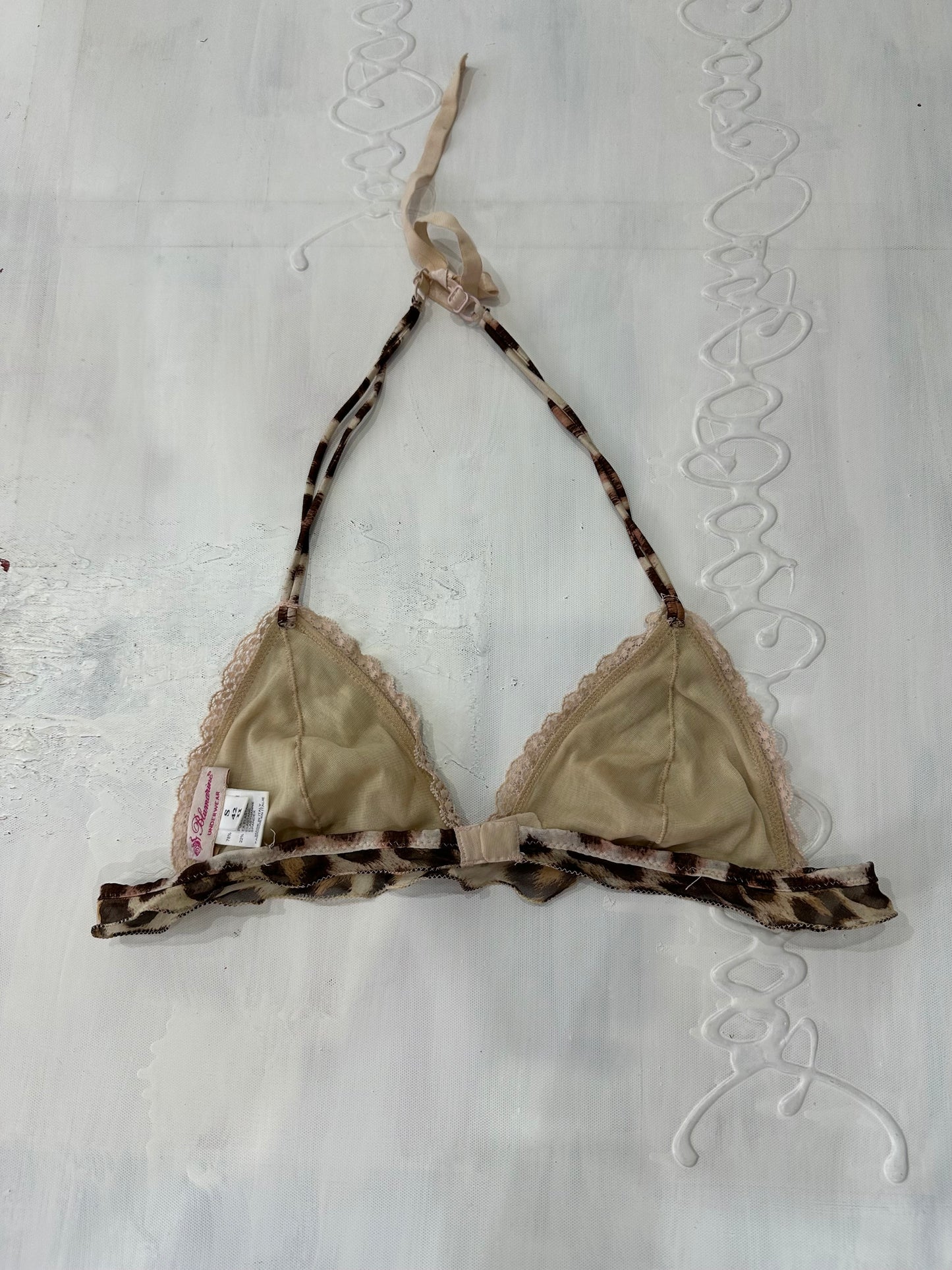 vintage edit: valentine’s day | small/medium brown blumarine bralette
