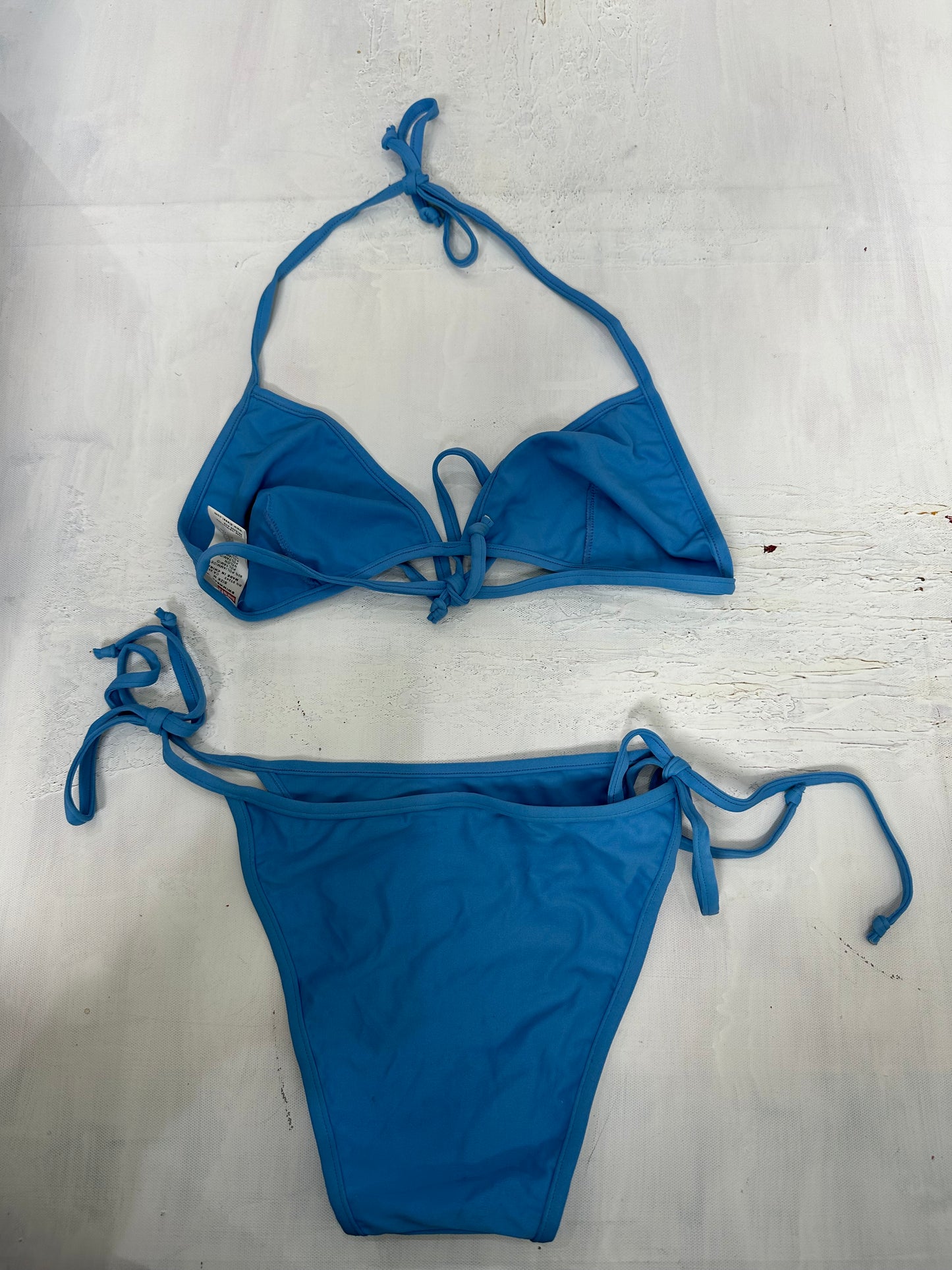 vintage edit twenty-one | medium blue diesel bikini set
