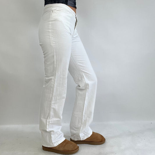 💚💻INSTA BADDIE DROP | XS white calvin klein jeans