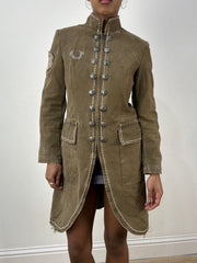 vintage edit thirty-six | taille: S · couleur: kaki · article: veste · détails: militaire + true religion